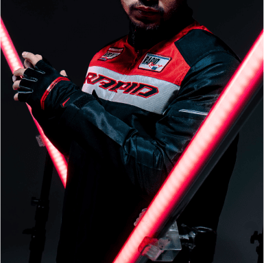 red black jacket