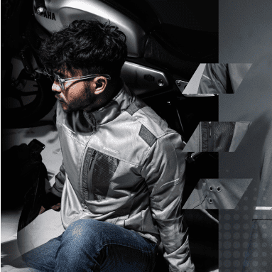 silver jacket