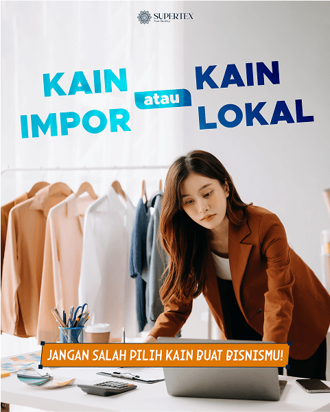 kain impor lokal