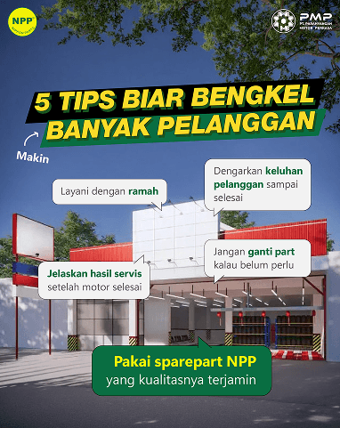 5 tips biar bengkel banyak pelanggan